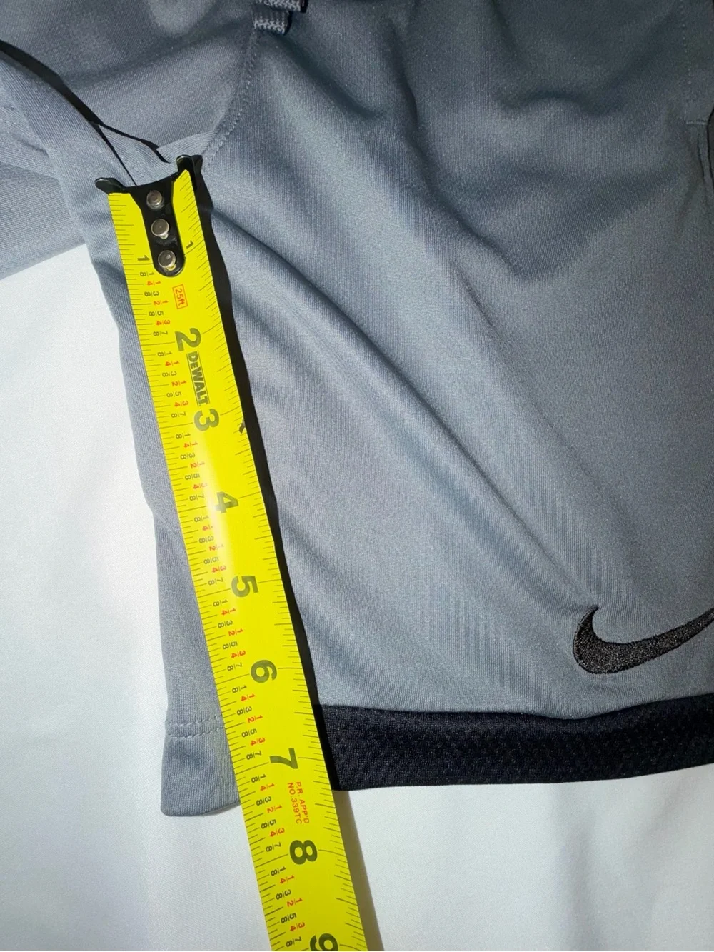 Nike Gray and Black Boys' Dri-Fit Performance Shorts M 0020